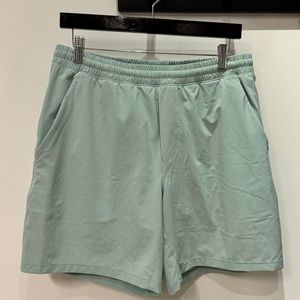 Lululemon Pace Breaker Lined Shorts 7” in Sage Green